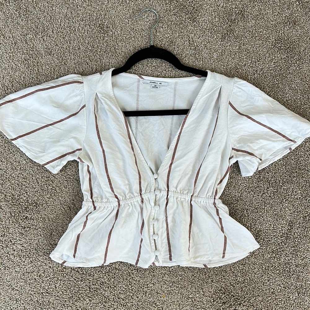 O’Neill peplum top